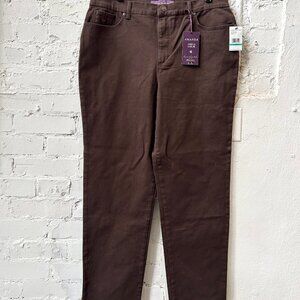 NWT Gloria Vanderbilt Amanda Classic High Rise Tapered Jeans Sz 16